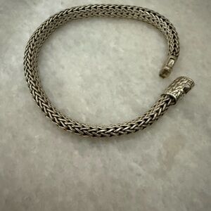 John Hardy Silver Braided Bracelet